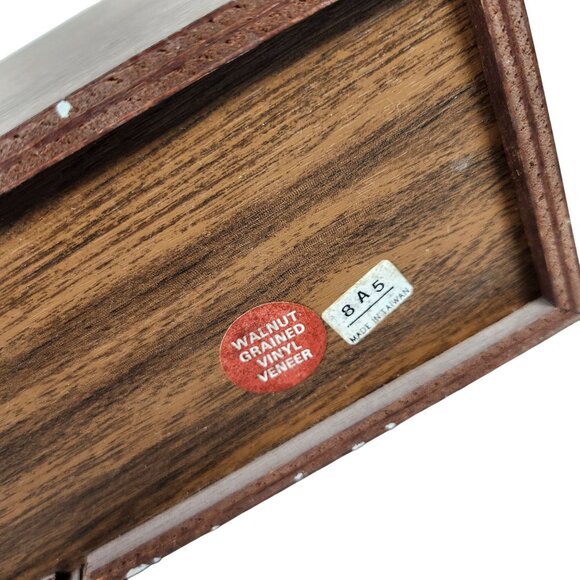 Vintage Realistic 36 Cassette Tape Storage Box Faux Wood 3 Drawers Stackable e - Picture 10 of 10